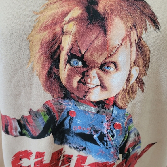 Horror Chucky Wanna Play? No more Mr. Good Guy Sweatshirt. Brand New Siz… - Picture 3 of 8